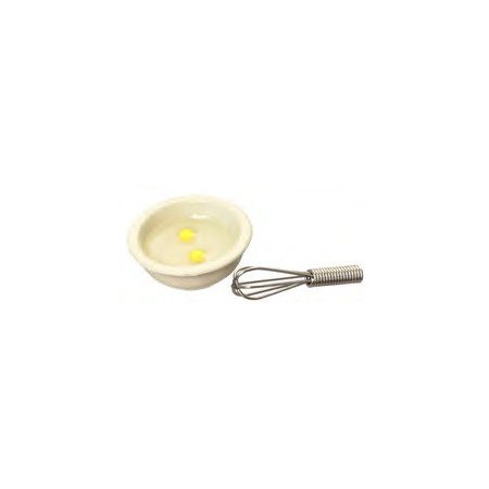 Eggs in a Bowl & Whisk