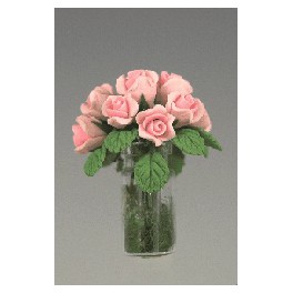 Vase de roses