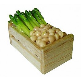 Cagette asperges et champignons